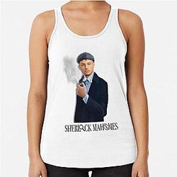 Patrick Mahomes Sherlock Mahomes Racerback Tank Top