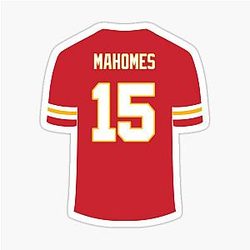 Patrick Mahomes Kansas City Sticker