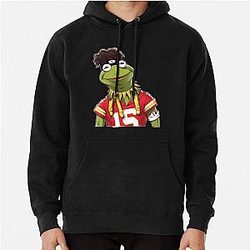 Patrick Mahomes Kermit Meme Pullover Hoodie
