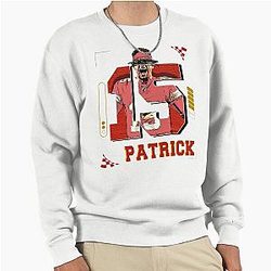 Patrick Mahomes Football Design Pullover Sweatshirt