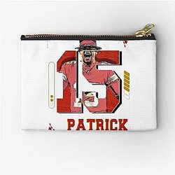 Patrick Mahomes Football Player Design 3 Zipper Pouch