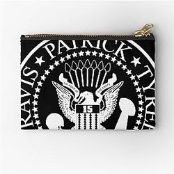 Patrick Mahomes Ramones Tribute Super Bowl Lineup Zipper Pouch