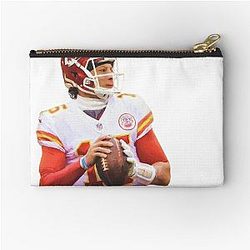 Patrick Mahomes Kansas City Football Fans Zipper Pouch