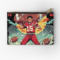 Patrick Mahomes Samurai Zipper Pouch