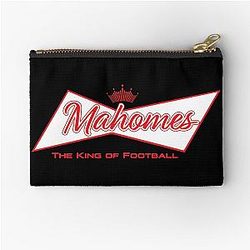 Football Player - Patrick Mahomes is the King of Football Gifts for Men and Women Zipper Pouch