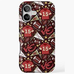 Patrick Mahomes Chiefs Pattern iPhone Tough Case