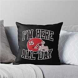 Patrick Mahomes Kansas City Throw Pillow