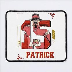Patrick Mahomes Football Player Design Mouse Pad