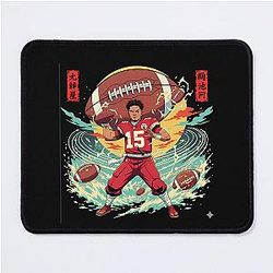Patrick Mahomes the Samurai Mouse Pad