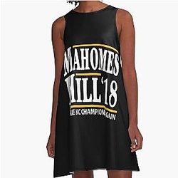 Patrick Mahomes A Line Dress