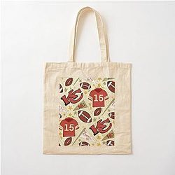 Patrick Mahomes chiefs Cotton Tote Bag