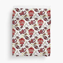 Patrick Mahomes Chiefs Duvet Cover