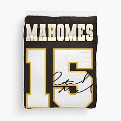 Patrick Mahomes Chiefs Duvet Cover