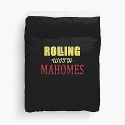 Rolling with Patrick Mahomes Duvet Cover