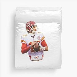 Patrick Mahomes Kansas City Football Fans Duvet Cover