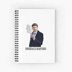 Patrick Mahomes is Sherlock Mahomes Spiral Notebook