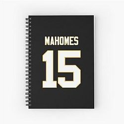 Patrick Mahomes Spiral Notebook