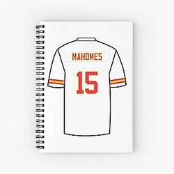 Patrick Mahomes Jersey Notebook