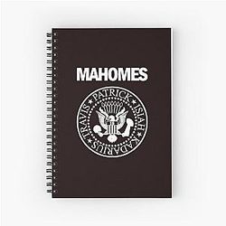 Patrick Mahomes Spiral Notebook