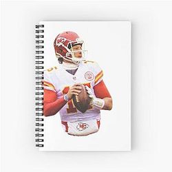Patrick Mahomes Kansas City Football Fans Notebook