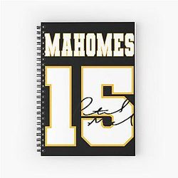Patrick Mahomes Spiral Notebook