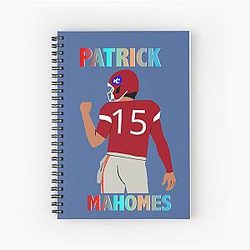 Patrick Mahomes Spiral Notebook