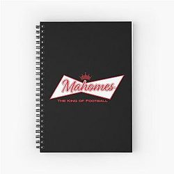 Football Player - Patrick Mahomes is the King of Football Gifts for Men and Women Spiral Notebook