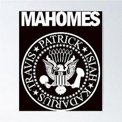 Patrick Mahomes Ramones Poster