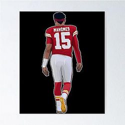Patrick Mahomes Takes the Field Poster