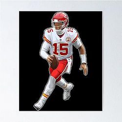 Patrick Mahomes Scramble Poster