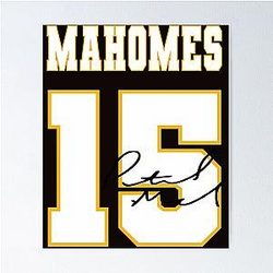 Patrick Mahomes Kansas City Chiefs Poster