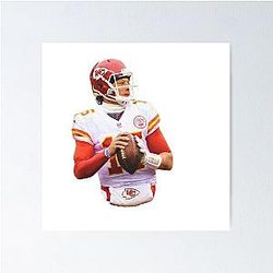 Patrick Mahomes Kansas City Football Fan Poster