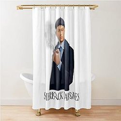 Patrick Mahomes is Sherlock Mahomes Shower Curtain
