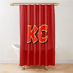 KC Chiefs Patrick Mahomes Kansas City Shower Curtain