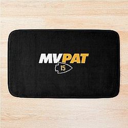 Patrick Mahomes Classic T-Shirt Bath Mat