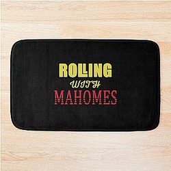 Rolling with Patrick Mahomes Bath Mat