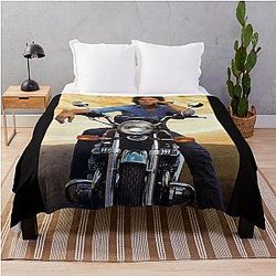 Patrick Swayze Poster Throw Blanket