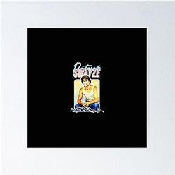 Patrick Swayze 90s Styled Retro Graphic Design Poster
