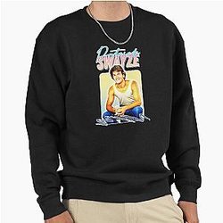 Patrick Swayze 90s Styled Retro Graphic Design Pullover Sweatshirt