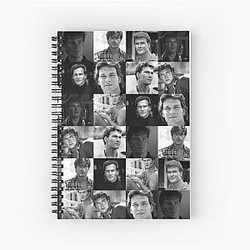 Patrick Swayze Spiral Notebook