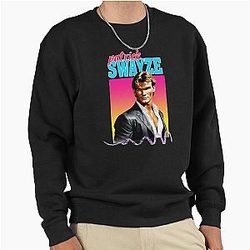 Patrick Swayze 90s Graphic Pullover Sweatshirt