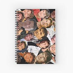 Patrick Swayze photo Spiral Notebook