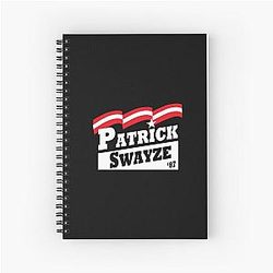 Patrick Swayze in '87 Spiral Notebook