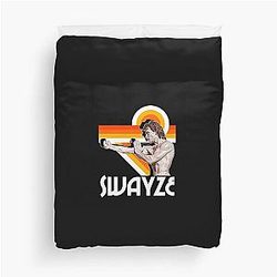 Patrick Swayze shirtless fanart tribute duvet cover