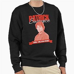 Patrick Swayze Retro Style Pullover Sweatshirt