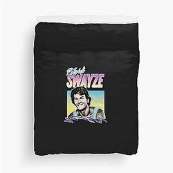 Patrick Swayze Retro 90s Fanart Design Duvet Cover