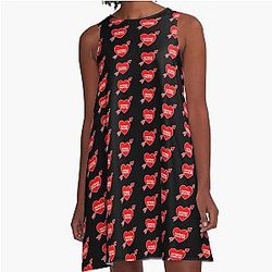 In Love with Patrick Swayze A Line Dress