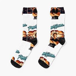 Patrick Swayze Roadhouse Retro 80's Movie Socks