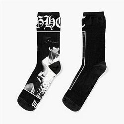 Ghost Ditto Patrick Swayze Black Metal Parody Socks