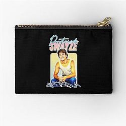 Patrick Swayze 90s Styled Retro Graphic Design Zipper Pouch